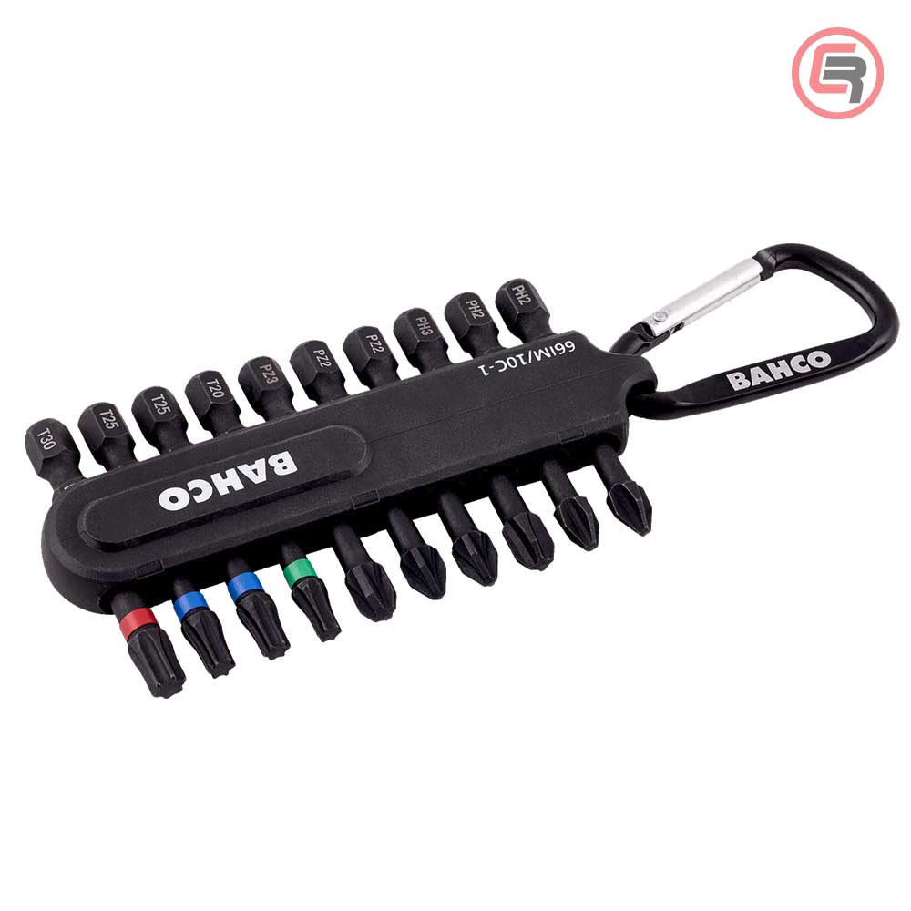 Bahco Set Bitova Philips, Pozidriv, Torx Impact 50mm / 10 dijelni - 66IM/10C-1