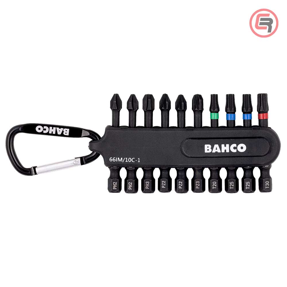 Bahco Set Bitova Philips, Pozidriv, Torx Impact 50mm / 10 dijelni - 66IM/10C-1 - Slika 2