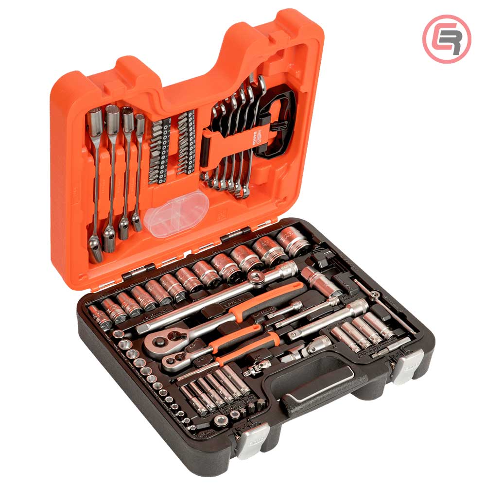 Bahco Garnitura Nasadnih Ključeva 1/4", 1/2'' i Okasto-Vilastih Ključeva / 92 dijelna - S910