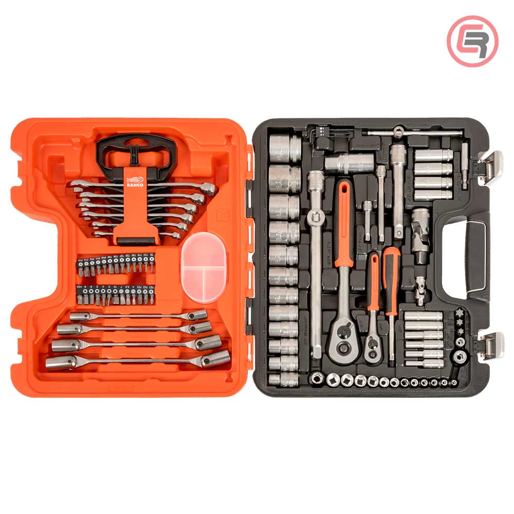 Bahco Garnitura Nasadnih Ključeva 1/4", 1/2'' i Okasto-Vilastih Ključeva / 92 dijelna - S910 - Slika 2