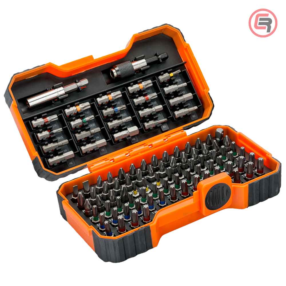 Bahco Set Bitova Ravni, Philips, Pozidriv, Hexagon, Torx 100 dijelni - 59/S100BC