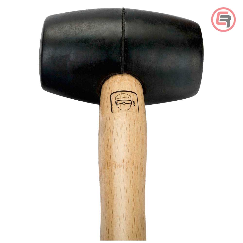 Bahco Čekić Gumeni Sa Drvenom Drškom fi 75 mm / 660 gr - 3625RM-75 - Slika 3