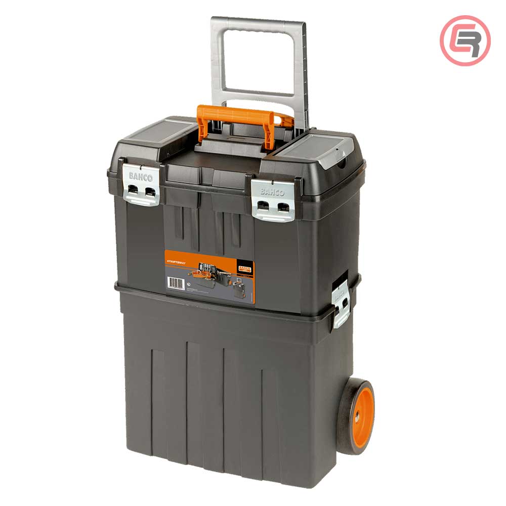 Bahco Kutija za alat PP - Ručka + Točkići 470 x 290 x 630 mm - 4750PTBW47