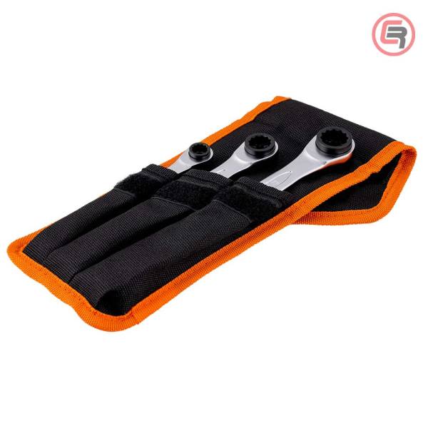 Bahco Garnitura Ključeva Okasti-Račna "4 u 1" 8 - 19 mm / 3 dijelna - S4RM/3T