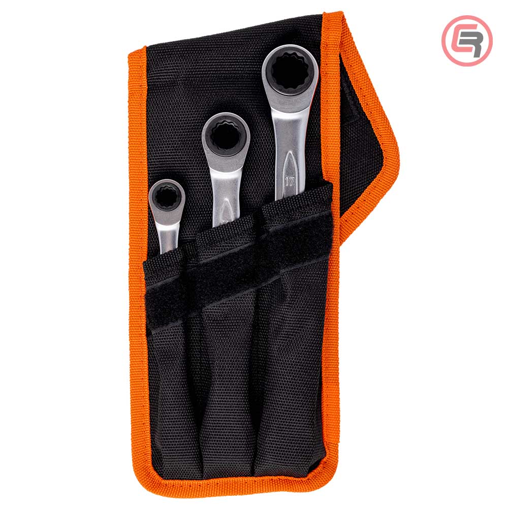 Bahco Garnitura Ključeva Okasti-Račna "4 u 1" 8 - 19 mm / 3 dijelna - S4RM/3T - Slika 2