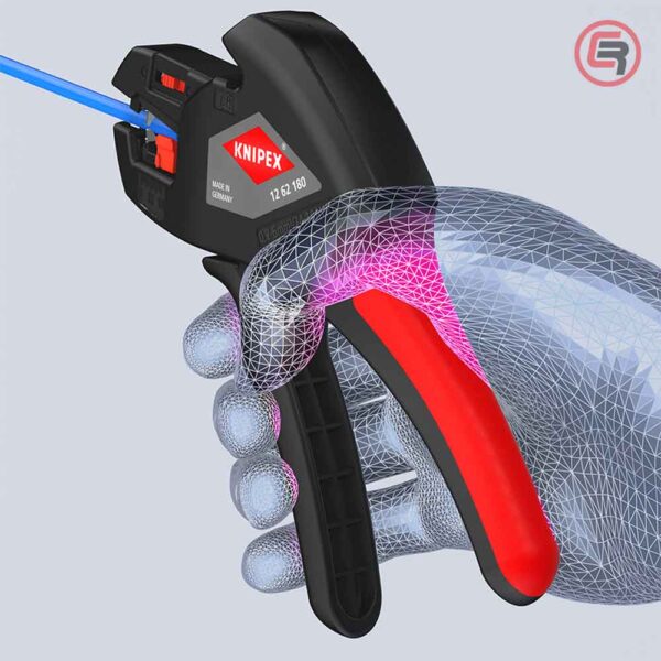 Knipex Kliješta Za Skidanje Izolacije ComStrip 0,2 - 6,0 mm2 Automatska - 12 62 180 - Slika 6