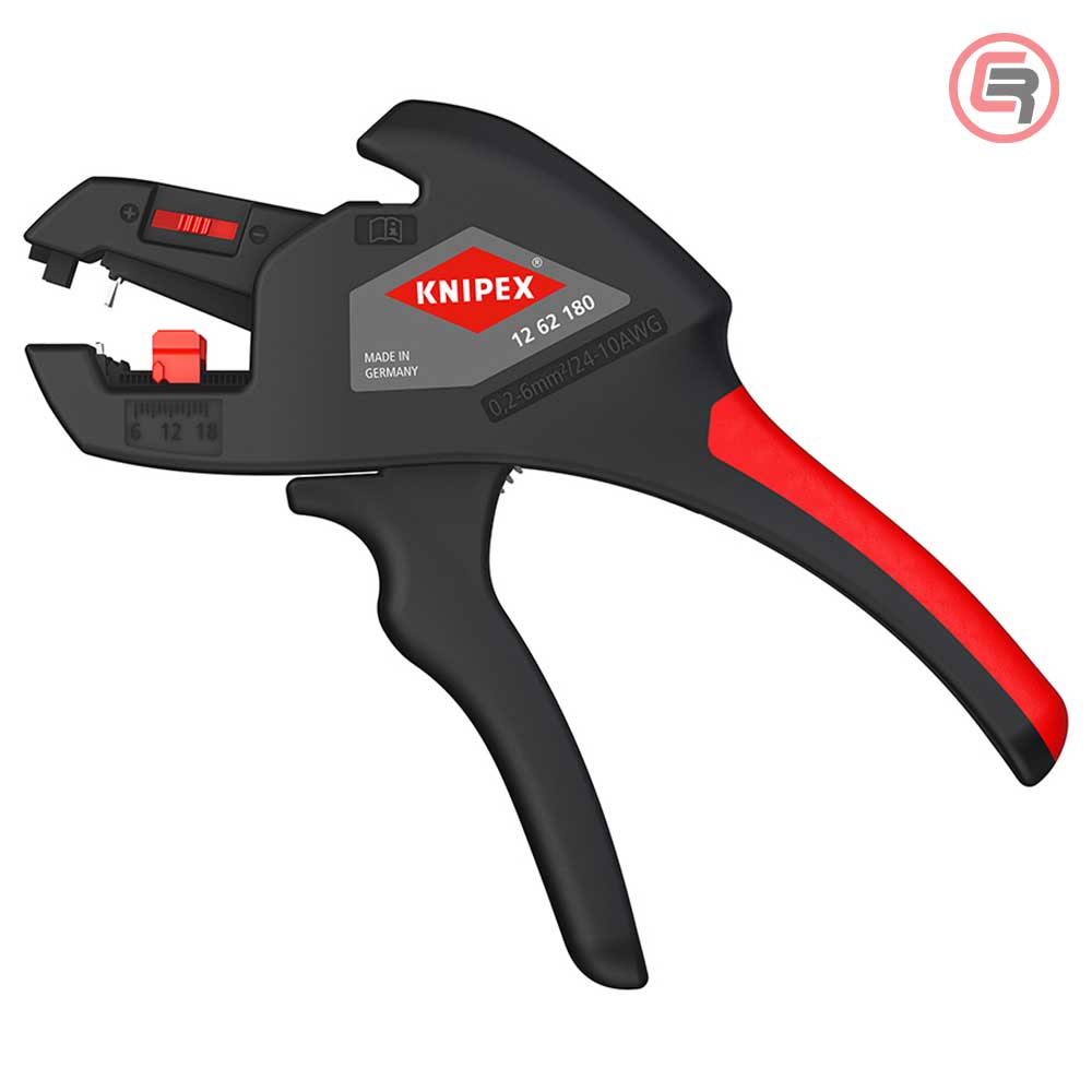 Knipex Kliješta Za Skidanje Izolacije ComStrip 0,2 - 6,0 mm2 Automatska - 12 62 180 - Slika 2
