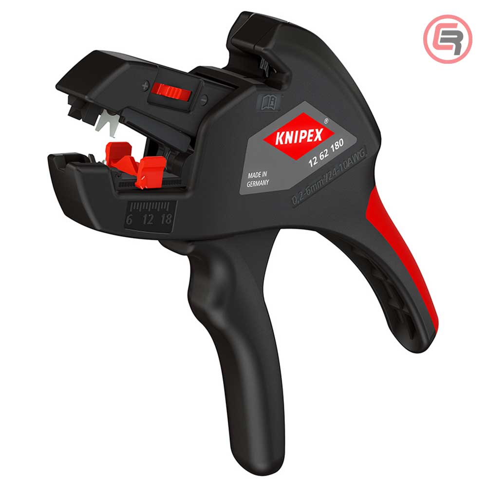 Knipex Kliješta Za Skidanje Izolacije ComStrip 0,2 - 6,0 mm2 Automatska - 12 62 180 - Slika 3