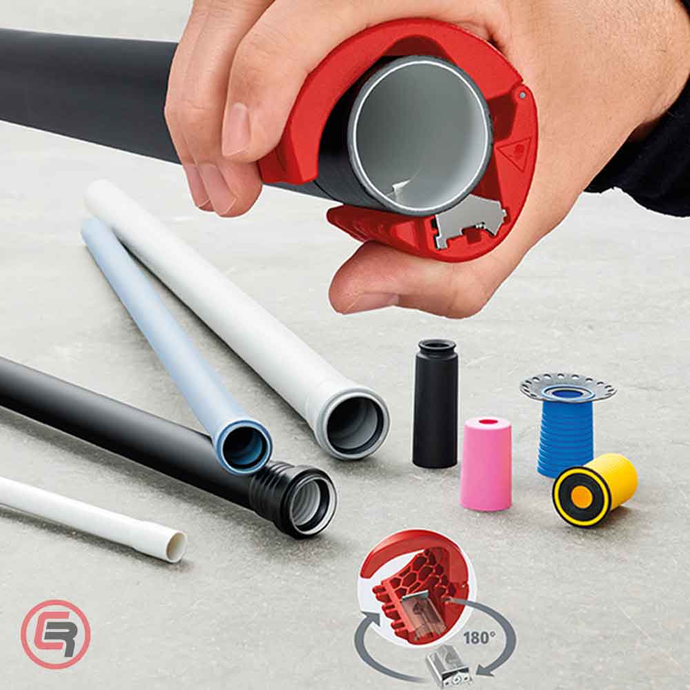 Knipex Rezač Za PVC Cijevi BiX 20 - 50mm - 90 22 10 BK - Slika 4