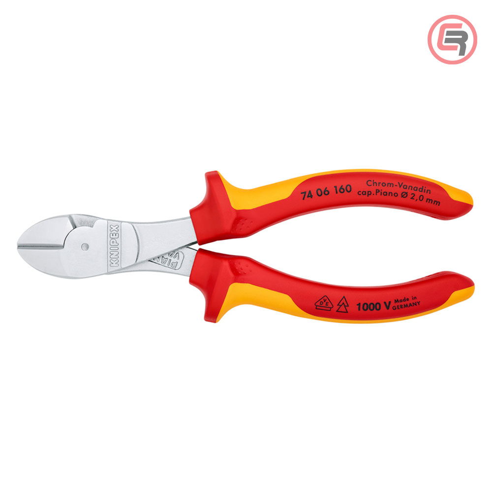 Knipex Kliješta Bočna Sječa – Sječice Ojačana 160mm 1000V – 74 06 160 - Slika 3