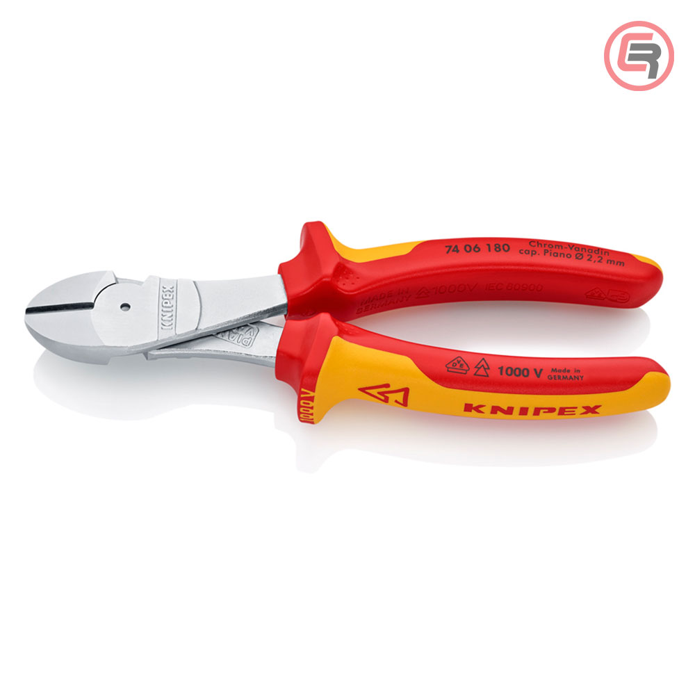 Knipex Kliješta Bočna Sječa – Sječice Ojačana 180mm 1000V – 74 06 180