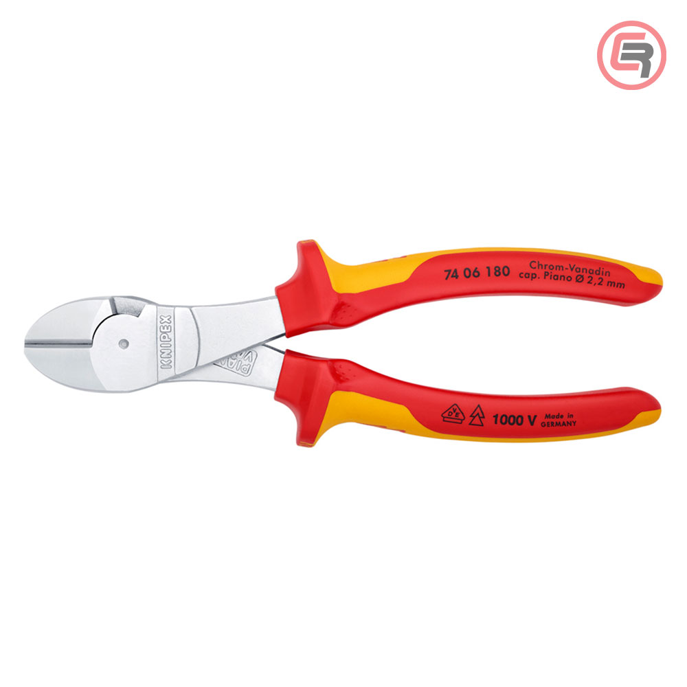 Knipex Kliješta Bočna Sječa – Sječice Ojačana 180mm 1000V – 74 06 180 - Slika 3
