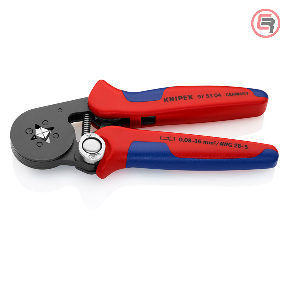 Knipex Kliješta Samopodešavajuća Za Kvadratno Presanje Čahura 0,08-10 / 16 mm2 - 97 53 04