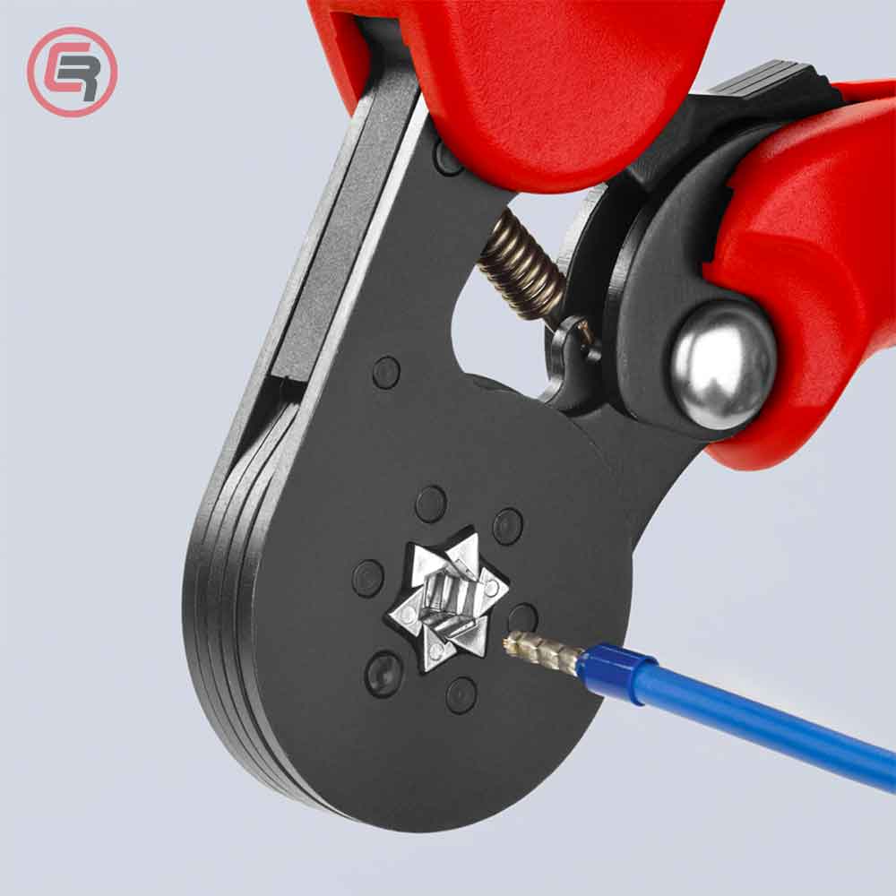 Knipex Kliješta Samopodešavajuća Za 6-Kutno Presanje Čahura 0,08-16 mm2 - 97 53 14 - Slika 4