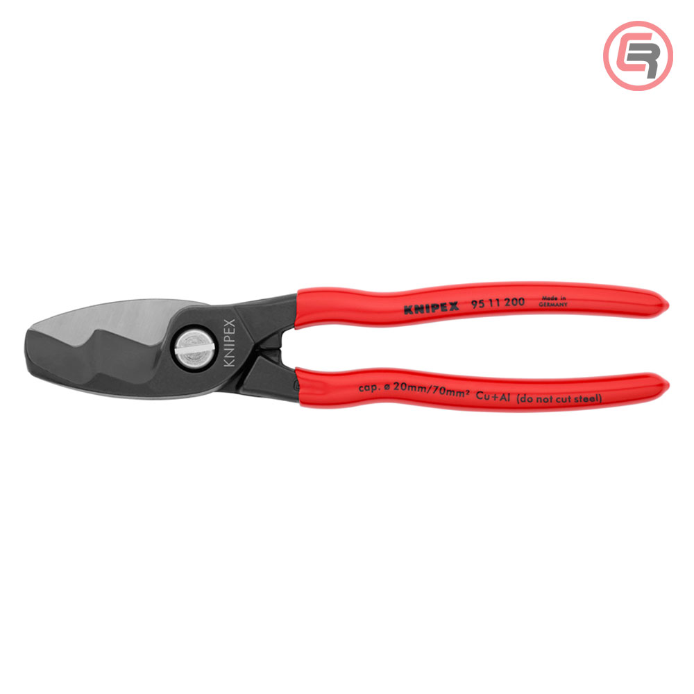 Knipex Škare Makaze Sa Dvostrukom Reznom Ivicom 200mm Za Kablove 70mm2 - 95 11 200 - Slika 3