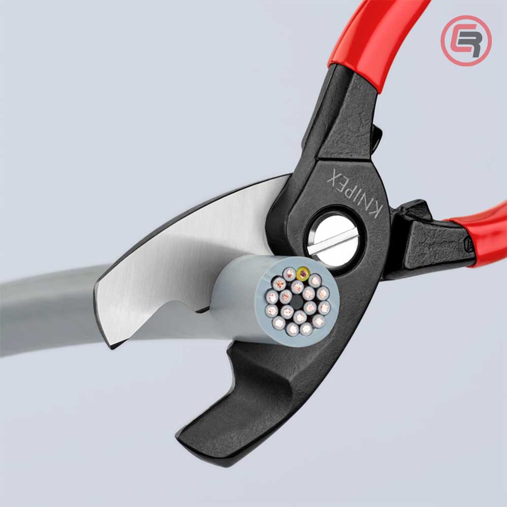 Knipex Škare Makaze Sa Dvostrukom Reznom Ivicom 200mm Za Kablove 70mm2 - 95 11 200 - Slika 4