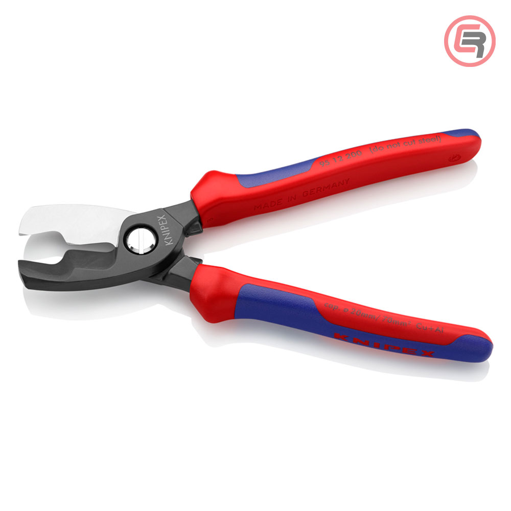 Knipex Škare Makaze Sa Dvostrukom Reznom Ivicom 200mm Za Kablove 70mm2 - 95 12 200 - Slika 2
