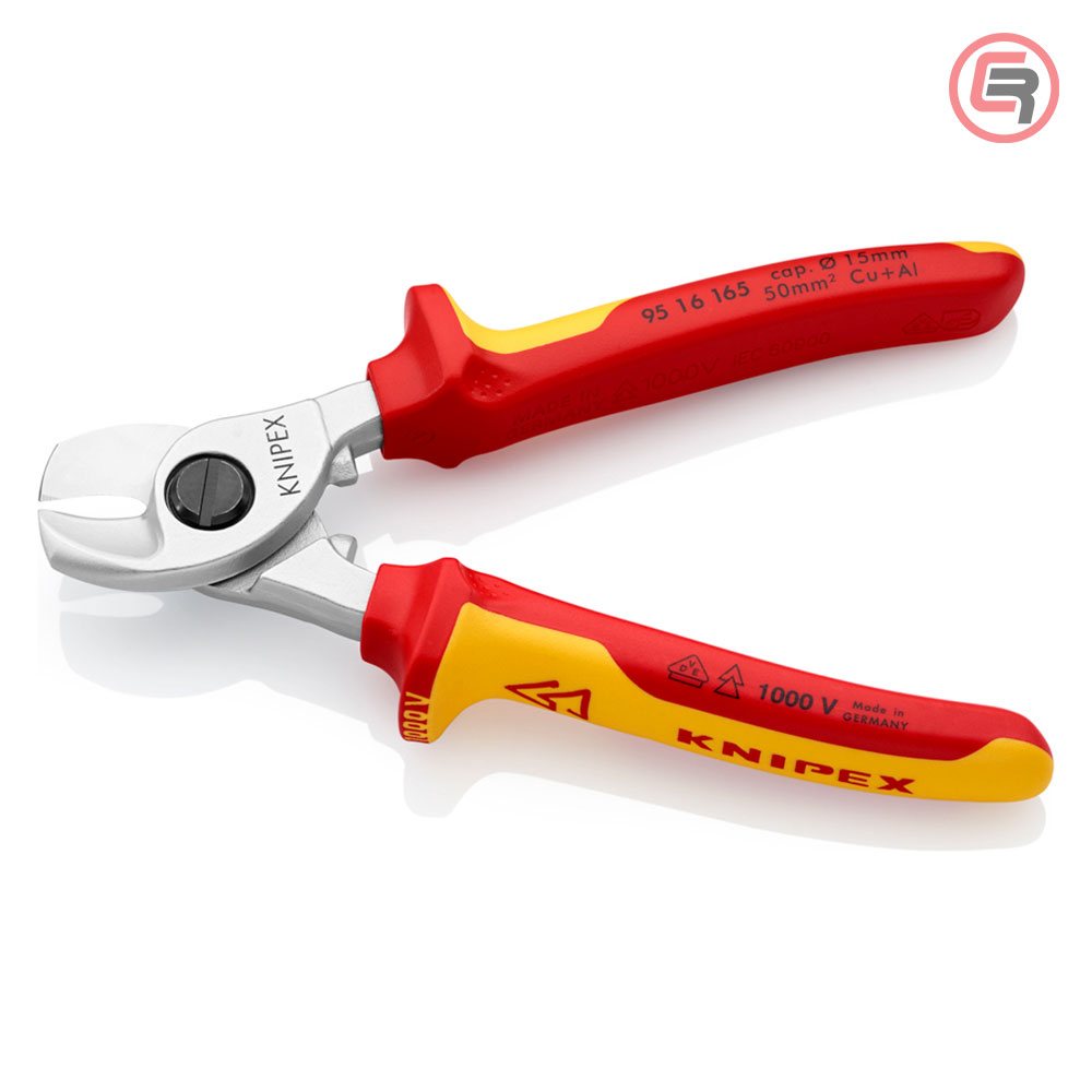 Knipex Škare Makaze 165mm Za Kablove 50mm2 1000V – 95 16 165 - Slika 2