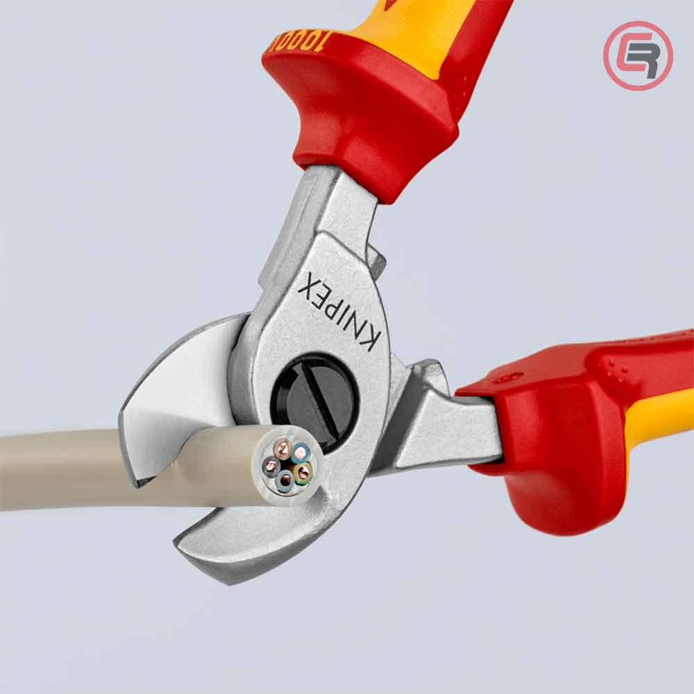 Knipex Škare Makaze 165mm Za Kablove 50mm2 1000V – 95 16 165 - Slika 4