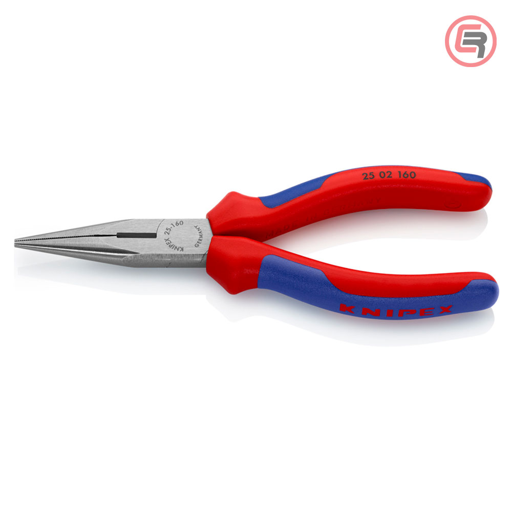 Knipex Kliješta Poluokrugla Špicasta Ravna 160mm - 25 02 160