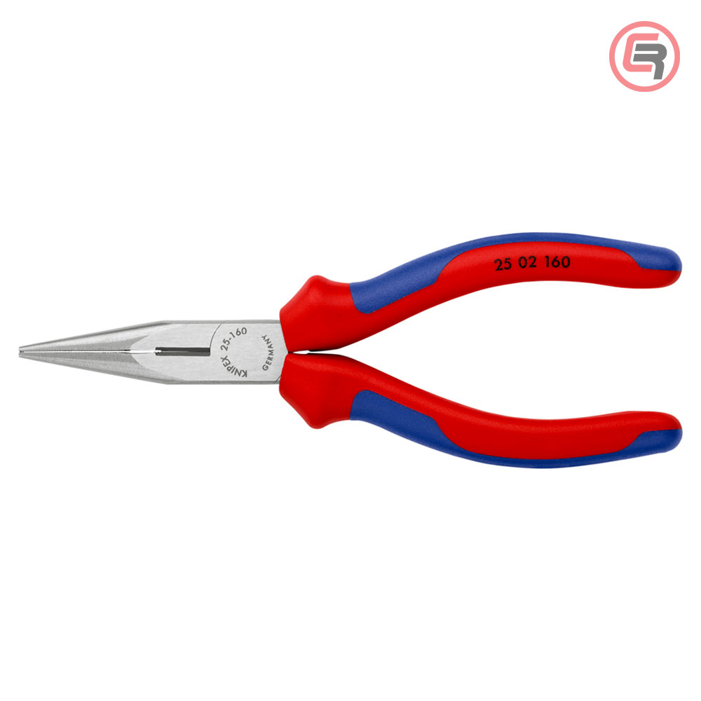 Knipex Kliješta Poluokrugla Špicasta Ravna 160mm - 25 02 160 - Slika 3