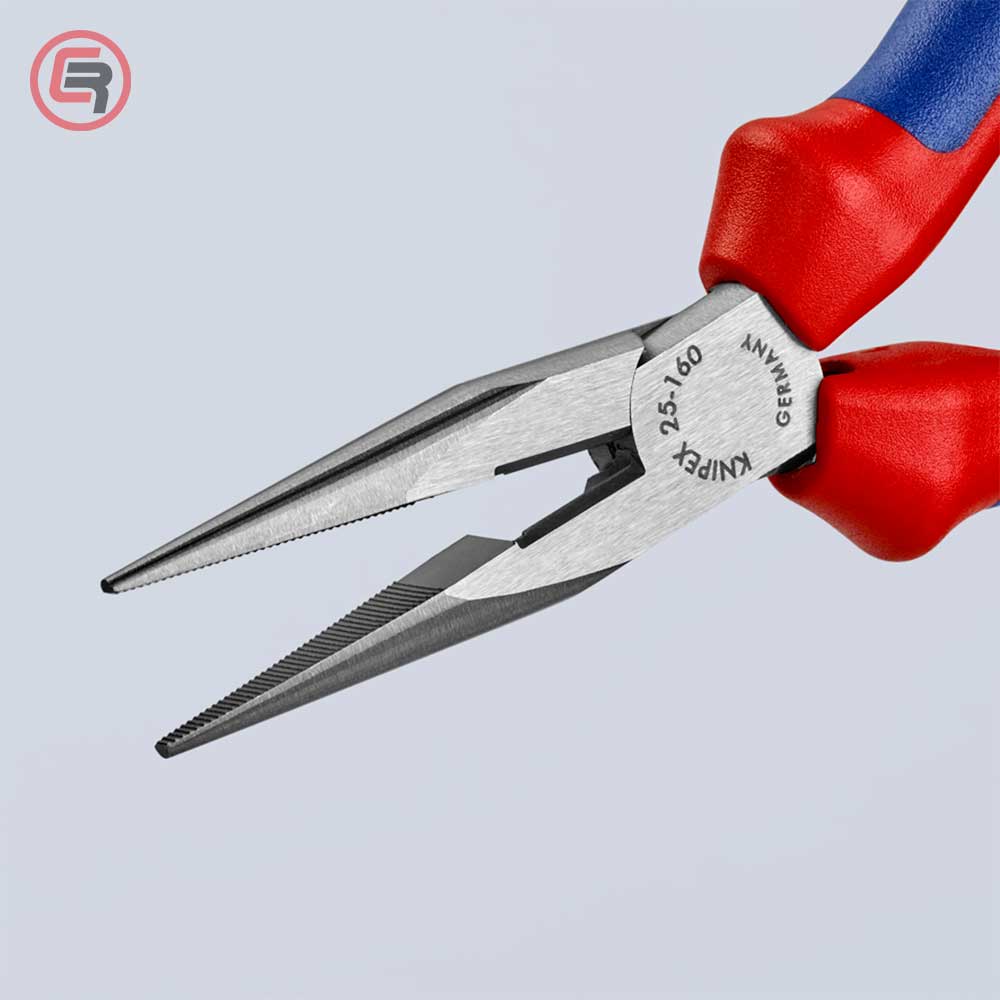 Knipex Kliješta Poluokrugla Špicasta Ravna 160mm - 25 02 160 - Slika 4