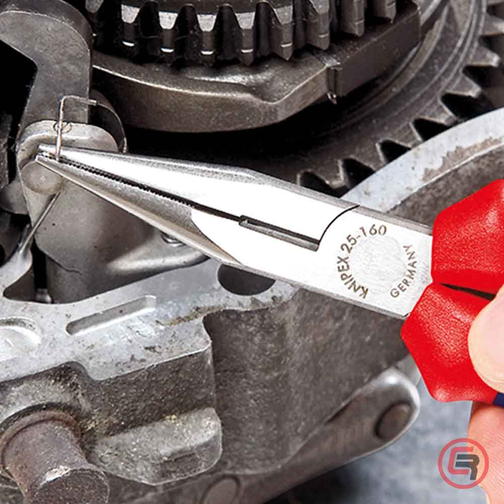 Knipex Kliješta Poluokrugla Špicasta Ravna 160mm - 25 02 160 - Slika 5