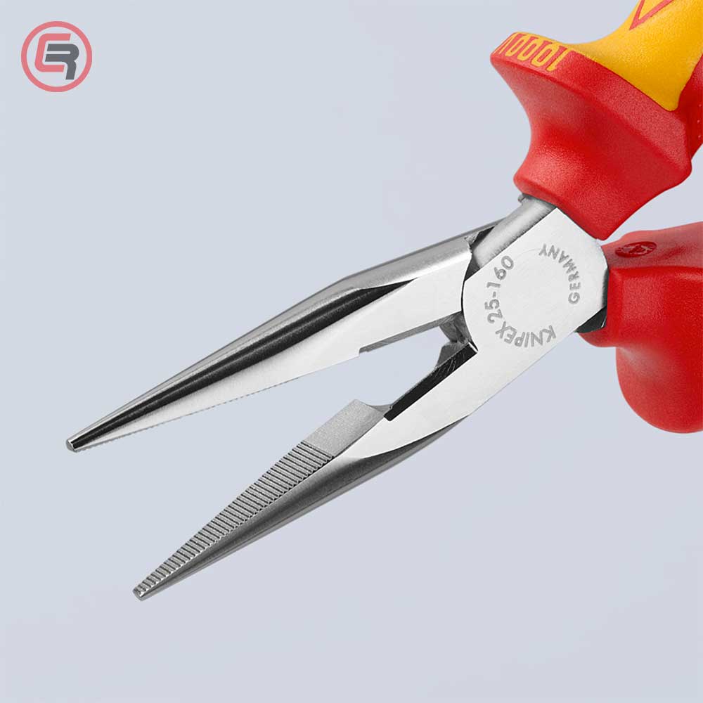 Knipex Kliješta Poluokrugla Špicasta Ravna 160mm 1000V – 25 06 160 - Slika 4
