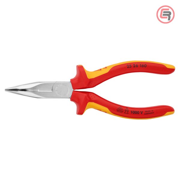 Knipex Kliješta Poluokrugla Špicasta Kriva 160mm 1000V – 25 26 160 - Slika 3