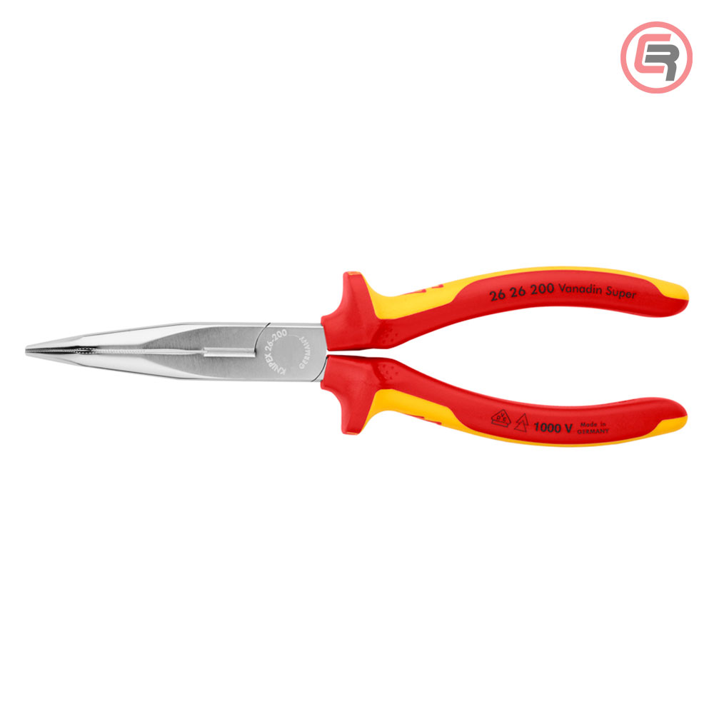 Knipex Kliješta Poluokrugla Špicasta Kriva 200mm 1000V – 26 26 200 - Slika 3
