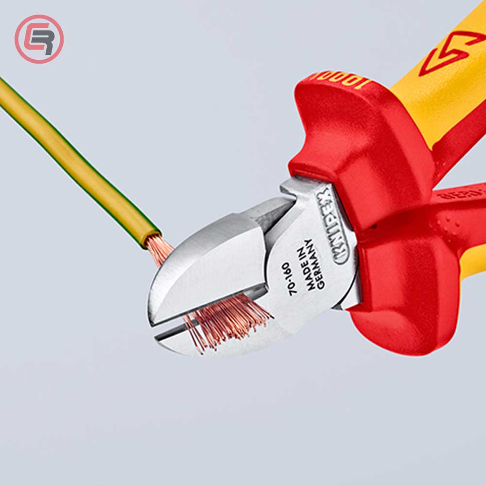 Knipex Kliješta Bočna Sječa – Sječice 160 mm / 1000V – 70 06 160 - Slika 4