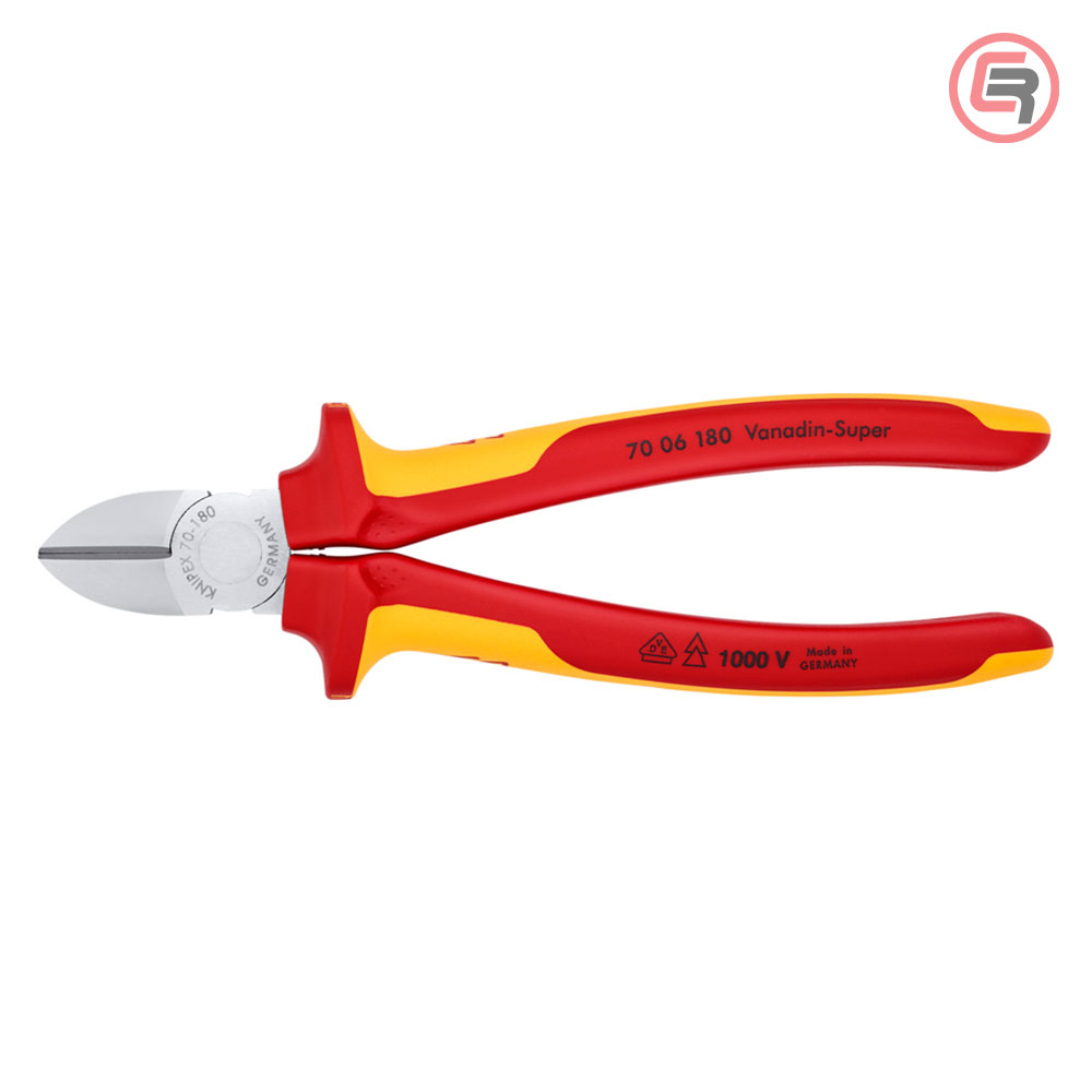 Knipex Kliješta Bočna Sječa – Sječice 180mm 1000V – 70 06 180 - Slika 3