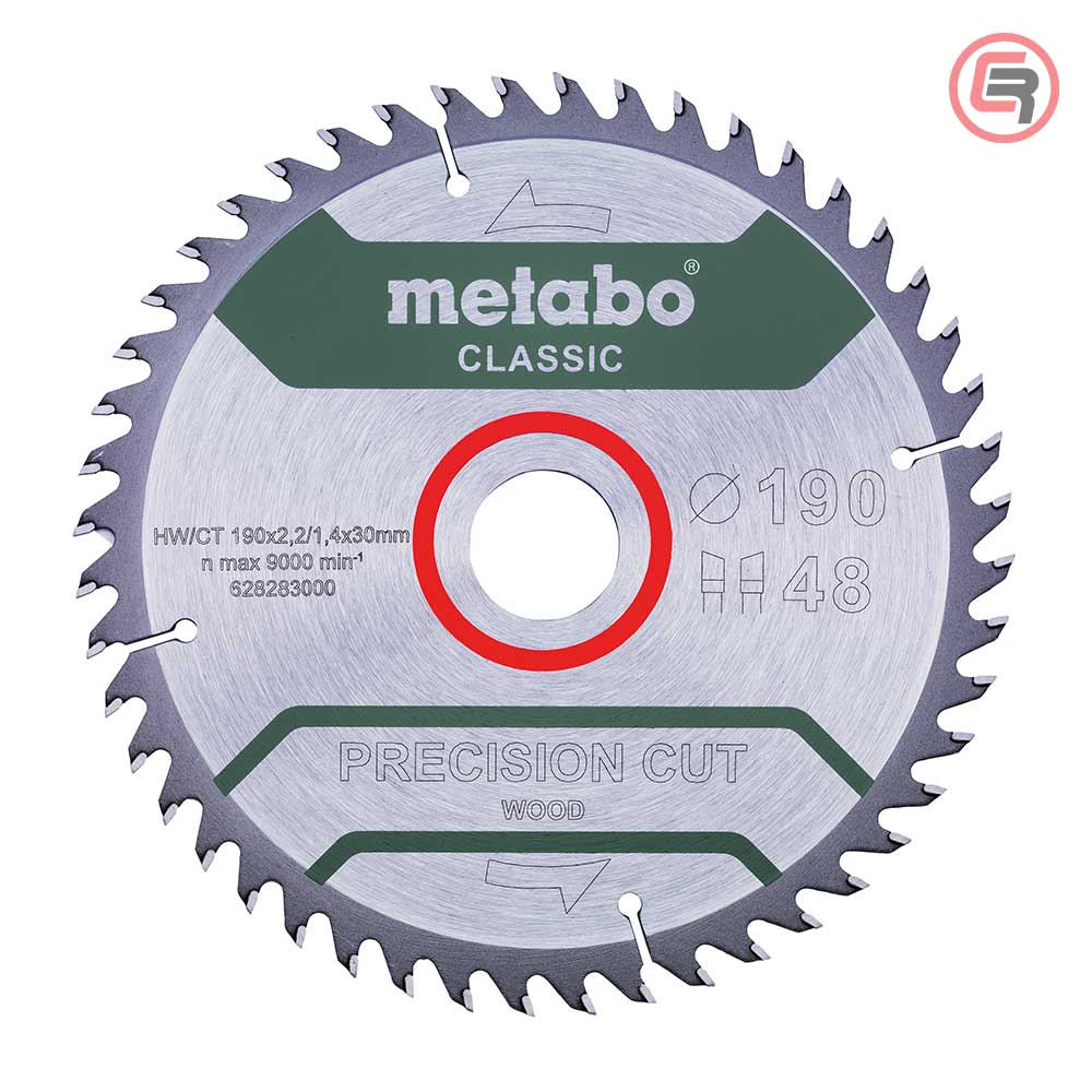 Metabo List Kružne Pile 190 x 2,2 / 1,4 x 30 / Z = 48 Precision Cut Wood Classic - 628283000