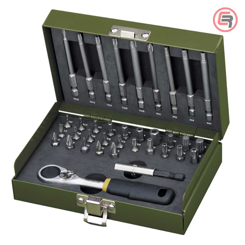 Proxxon Garnitura Bit Nastavaka Sa Račnom 1/4" Micro 36 dijelna – 23109