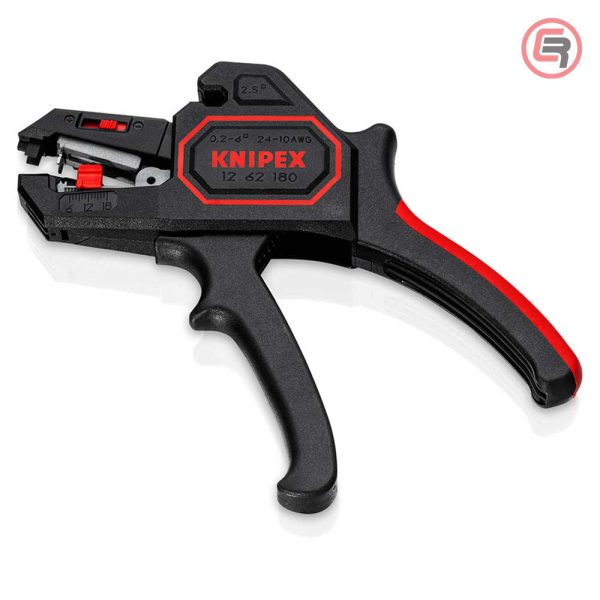 Knipex Kliješta Za Skidanje Izolacije 0,2 - 6,0 mm2 Automatska - 12 62 180 - Slika 2