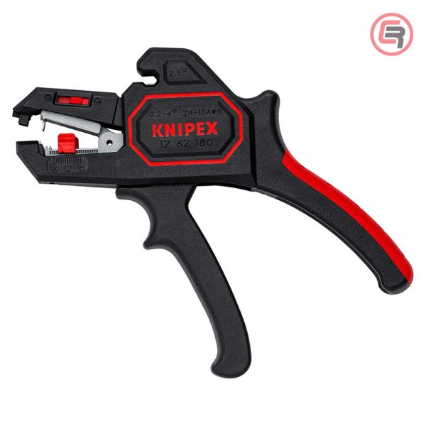 Knipex Kliješta Za Skidanje Izolacije 0,2 - 6,0 mm2 Automatska - 12 62 180 - Slika 3