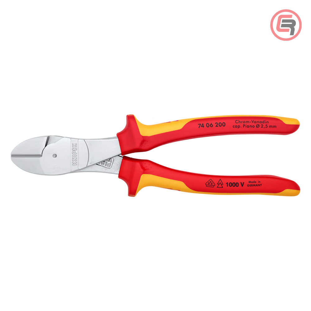 Knipex Kliješta Bočna Sječa – Sječice Ojačana 200mm 1000V – 74 06 200 - Slika 3