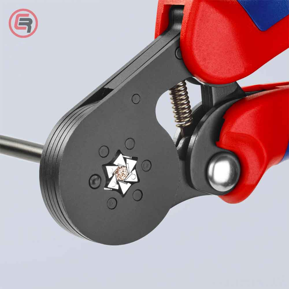 Knipex Kliješta Samopodešavajuća Za 6-Kutno Presanje Čahura 0,08-16 mm2 - 97 53 14 - Slika 5