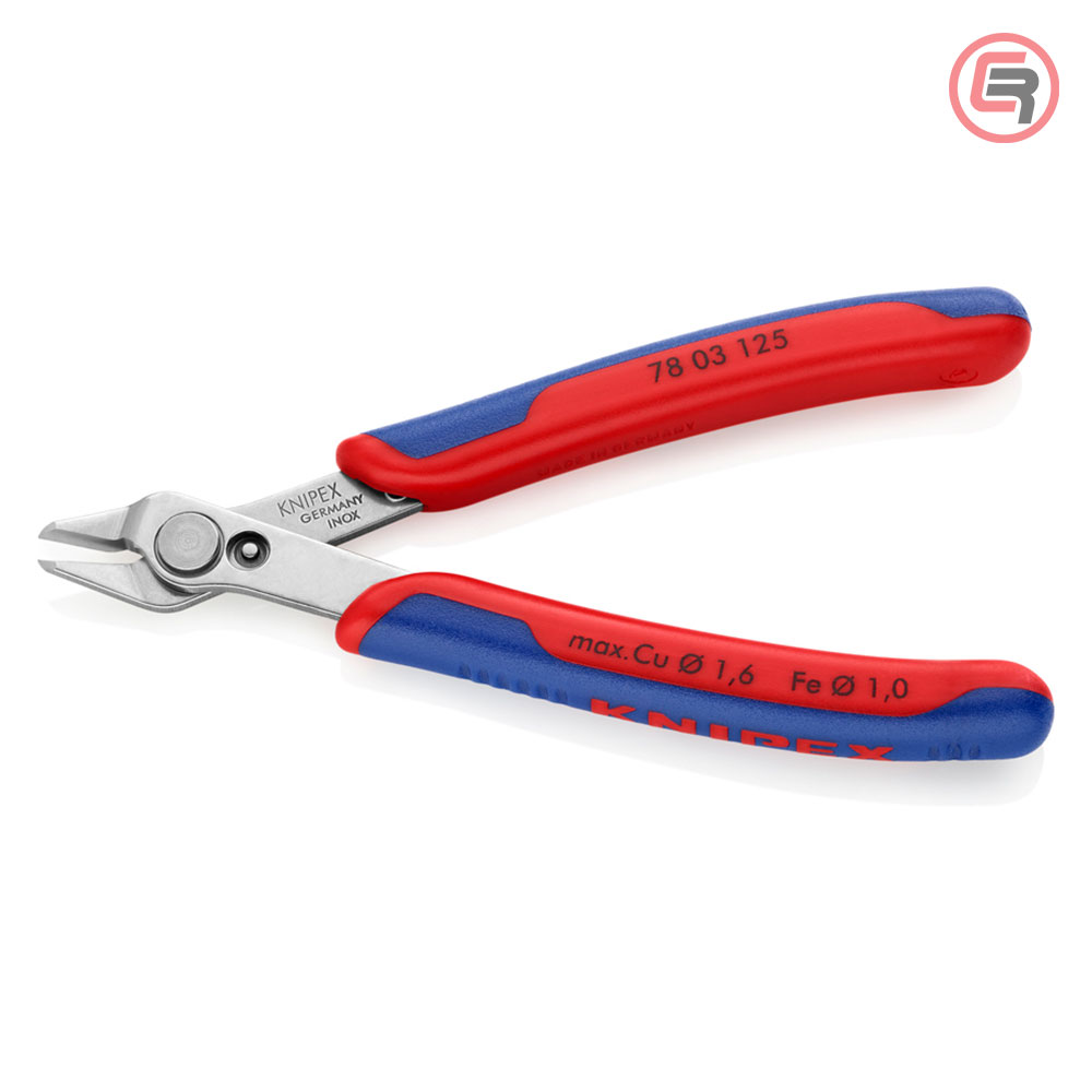 Knipex Kliješta Sječice Kosa Elektroničarska Super Knips 125mm - 78 03 125 - Slika 2