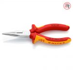 Knipex Kliješta Poluokrugla Špicasta Ravna 160mm 1000V – 25 06 160