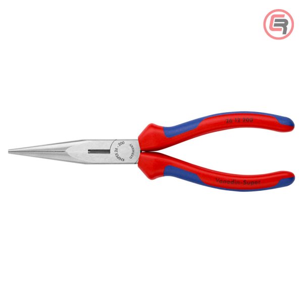 Knipex Kliješta Poluokrugla Špicasta Ravna 200mm – 26 12 200 - Slika 2