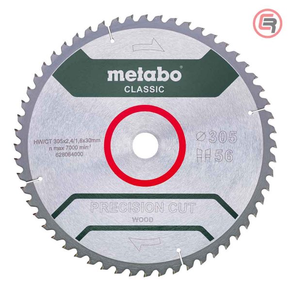 Metabo List Kružne Pile 305x2,4/1,6x30 / Z=56 Precision Cut Wood Classic - 628064000
