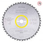 Metabo List Kružne Pile 315 × 3,0 / 2,0 × 30 / Z = 24 Power Cut Wood Professional – 628016000