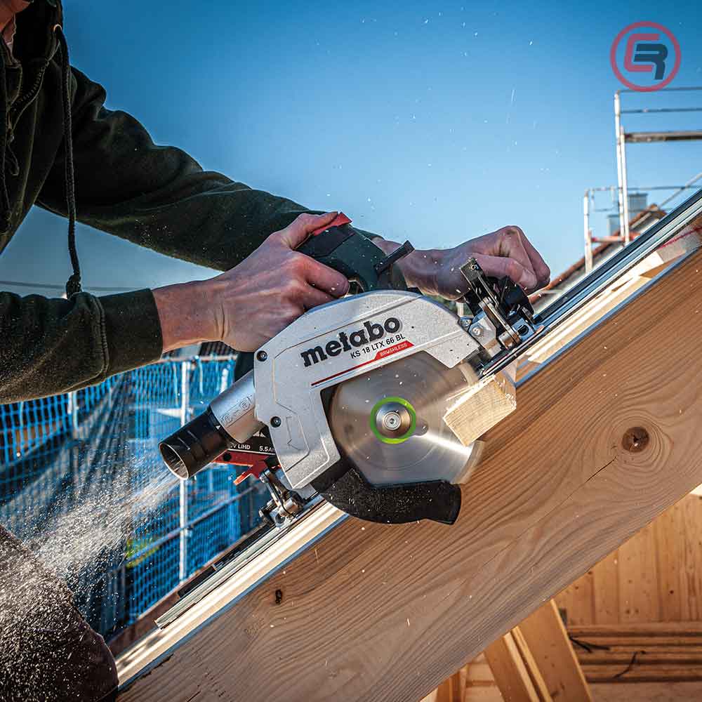 Metabo Pila Kružna Aku KS 18 LTX 66 BL Ručna 165 mm / 18 V 2xAKU (8,0 Ah LiHD) ASC 145 + metaBOX 340 – 611866810 - Slika 3