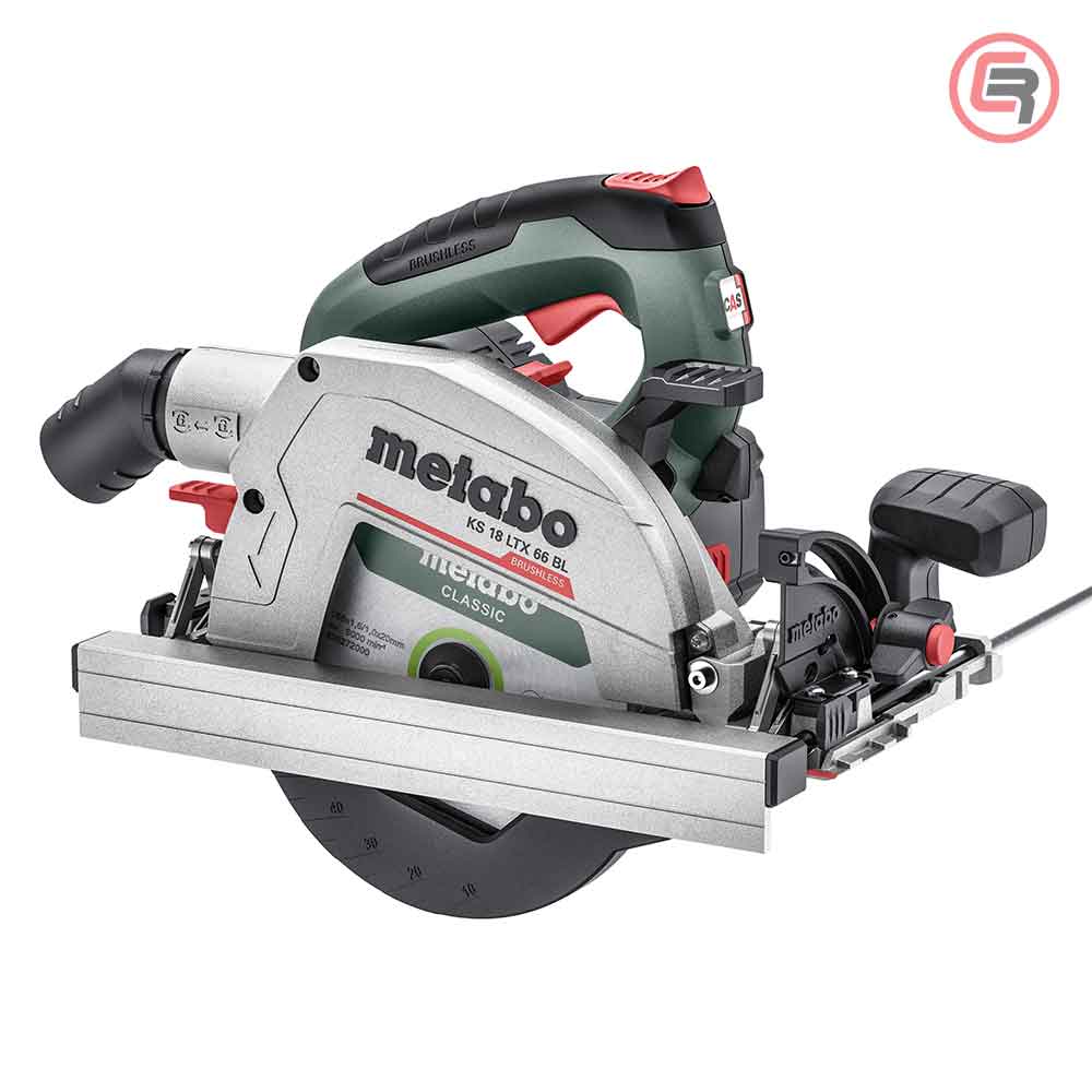 Metabo Pila Kružna Aku KS 18 LTX 66 BL Ručna 165 mm / 18 V 2xAKU (8,0 Ah LiHD) ASC 145 + metaBOX 340 – 611866810