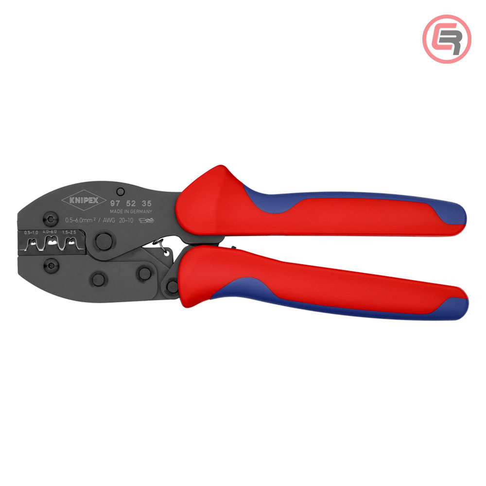 Knipex Kliješta Za Presanje Kabl Stopica Neizoliranih 0,5-6,0 mm2 PreciForce – 97 52 35 - Slika 3