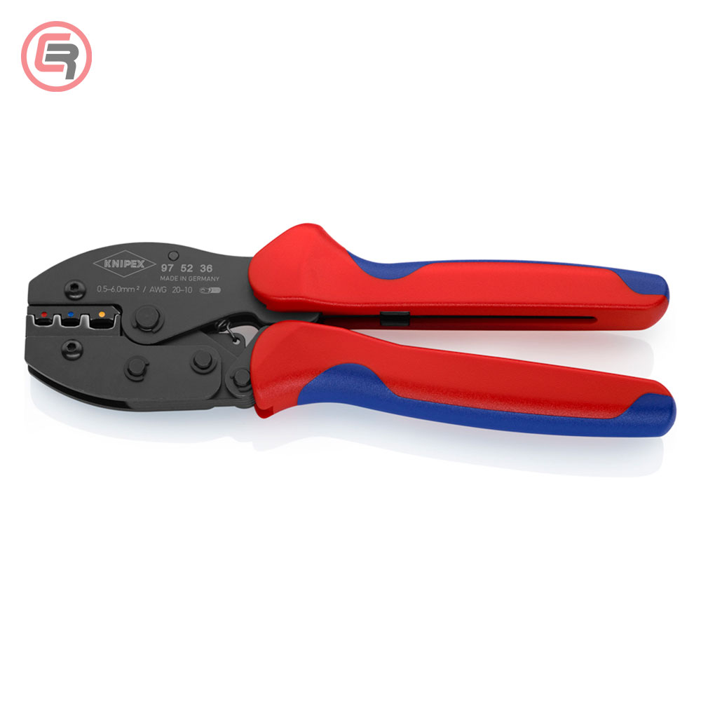 Knipex Kliješta Za Presanje Kabl Stopica Izoliranih 0,5-6,0 mm2 PreciForce – 97 52 36