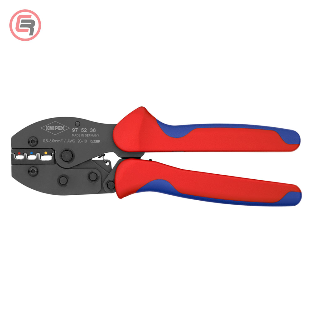 Knipex Kliješta Za Presanje Kabl Stopica Izoliranih 0,5-6,0 mm2 PreciForce – 97 52 36 - Slika 3