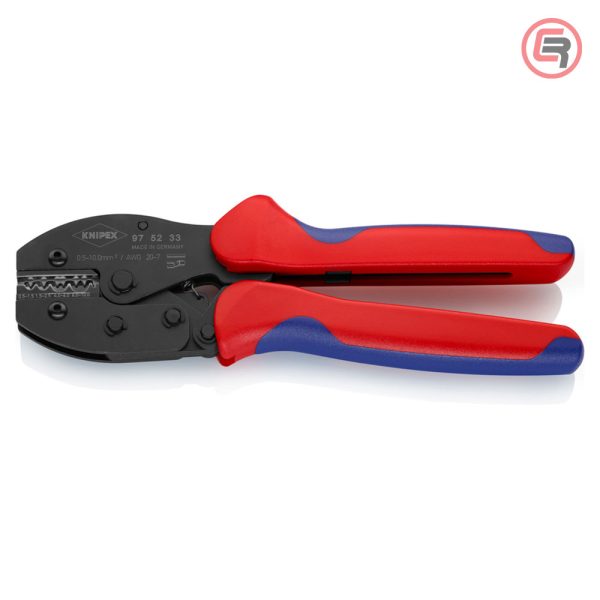 Knipex Kliješta Za Presanje Kabl Stopica Neizoliranih 0,5-10,0 mm2 PreciForce – 97 52 33