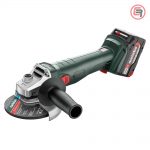 Metabo Brusilica Aku W 18 L 9-125 Quick Kutna 18V / 125 mm 2xAKU (5,2 Ah) ASC 55 + metaBOX 165 L – 602249650